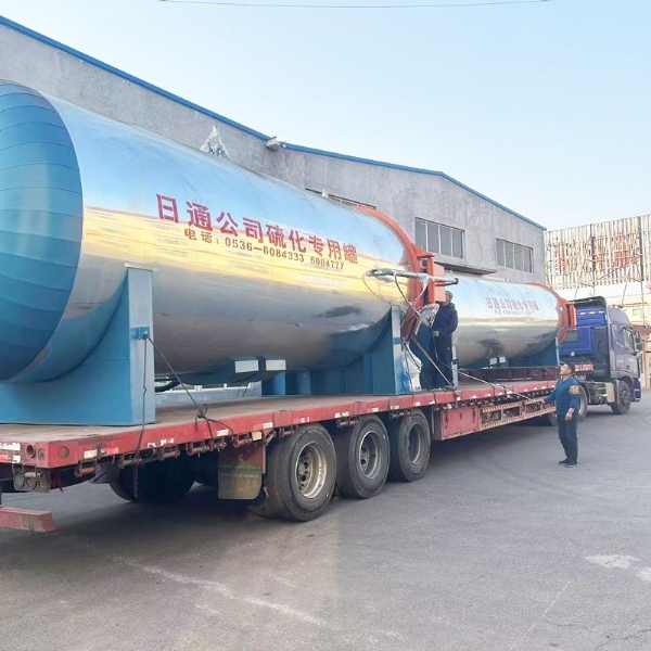 硫化罐發貨案例-河南鄭州